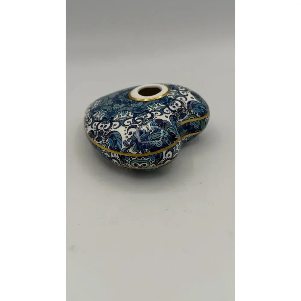 Baci Milano Diffuser Porcelain Cobalt Blue & White Air Freshener Bud Vase